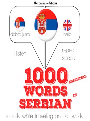 cover image of 1000 essential words in Serbo-Croatian